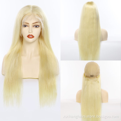 wholesale blonde wig human hair wigs for black women 20 inch vendor 210% density 4x4 lace front wigs human hair lace front